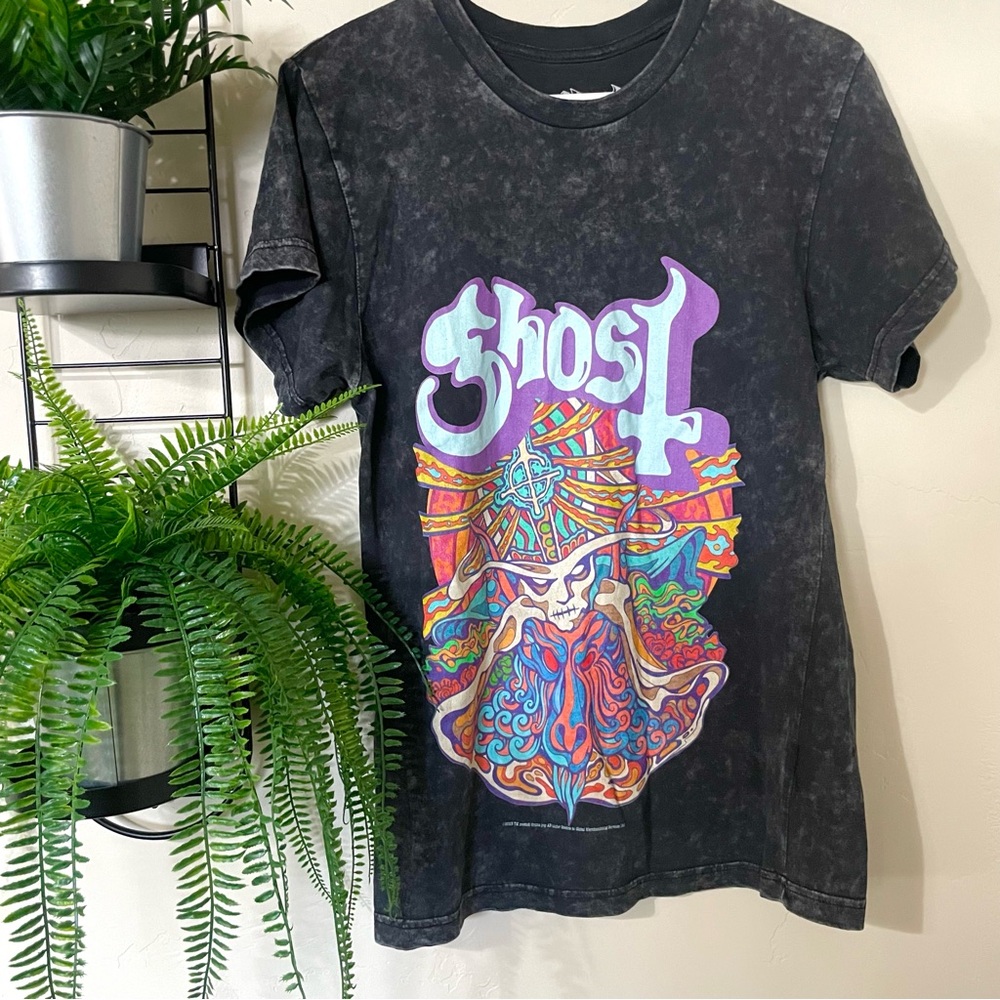 ghost satanic panic graphic tshirt